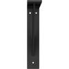 imageEkena Millwork BKTM02X10X10TRHBL 2quotW x 10quotD x 10quotH Traditional Steel Bracket Hammered Black