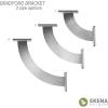 imageEkena Millwork BKTM02X11X11BRSS 2Inch W x 11Inch D x 11Inch H Bradford Bracket Stainless SteelAntiqued Warm Silver