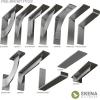 imageEkena Millwork BKTM02X11X11BRSS 2Inch W x 11Inch D x 11Inch H Bradford Bracket Stainless SteelStainless Steel