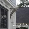 imageEkena Millwork BKTM02X12X12LEHBL 2 inch W x 12 inch D x 12 inch H Legacy Steel Bracket Hammered Black