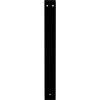 imageEkena Millwork BKTM02X18X18HAHBL 2 inch W x 18 inch D x 18 inch H Hamilton Steel Bracket Hammered Black