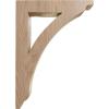 imageEkena Millwork BKTW01X07X10THRW Medium Thorton Wood Wood Brackets 1 34quotW x 7 12quotD x 10 12quotH  RubberwoodMahogany