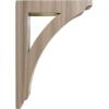 imageEkena Millwork BKTW01X07X10THRW Medium Thorton Wood Wood Brackets 1 34quotW x 7 12quotD x 10 12quotH  RubberwoodWalnut