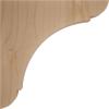 imageEkena Millwork BKTW01X10X10OLRW Large Olympic Wood Wood Brackets 1 34quotW x 10quotD x 10quotH  RubberwoodAlder