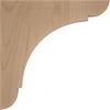 imageEkena Millwork BKTW01X10X10OLRW Large Olympic Wood Wood Brackets 1 34quotW x 10quotD x 10quotH  RubberwoodAlder