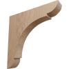 imageEkena Millwork BKTW01X10X10OLRW Large Olympic Wood Wood Brackets 1 34quotW x 10quotD x 10quotH  RubberwoodMahogany