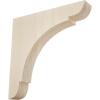 imageEkena Millwork BKTW01X10X10OLRW Large Olympic Wood Wood Brackets 1 34quotW x 10quotD x 10quotH  RubberwoodRubberwood