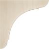 imageEkena Millwork BKTW01X10X10OLRW Large Olympic Wood Wood Brackets 1 34quotW x 10quotD x 10quotH  RubberwoodRubberwood