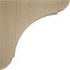 imageEkena Millwork BKTW01X10X10OLRW Large Olympic Wood Wood Brackets 1 34quotW x 10quotD x 10quotH  RubberwoodRubberwood