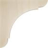 imageEkena Millwork BKTW01X10X10OLRW Large Olympic Wood Wood Brackets 1 34quotW x 10quotD x 10quotH  RubberwoodRubberwood