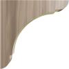imageEkena Millwork BKTW01X10X10OLRW Large Olympic Wood Wood Brackets 1 34quotW x 10quotD x 10quotH  RubberwoodWalnut
