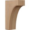 imageEkena Millwork BKTW02X04X06CVRW Clarksville Wood Brackets 1 34quotW x 4quotD x 6quotH  RubberwoodAlder