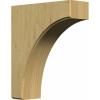 imageEkena Millwork BKTW02X04X06CVRW Clarksville Wood Brackets 1 34quotW x 4quotD x 6quotH  RubberwoodAlder