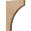 imageEkena Millwork BKTW02X04X06CVRW Clarksville Wood Brackets 1 34quotW x 4quotD x 6quotH  RubberwoodAlder