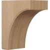 imageEkena Millwork BKTW02X04X06CVRW Clarksville Wood Brackets 1 34quotW x 4quotD x 6quotH  RubberwoodAlder