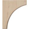 imageEkena Millwork BKTW02X04X06CVRW Clarksville Wood Brackets 1 34quotW x 4quotD x 6quotH  RubberwoodAlder