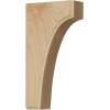 imageEkena Millwork BKTW02X04X06CVRW Clarksville Wood Brackets 1 34quotW x 4quotD x 6quotH  RubberwoodAlder