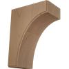 imageEkena Millwork BKTW02X04X06CVRW Clarksville Wood Brackets 1 34quotW x 4quotD x 6quotH  RubberwoodAlder