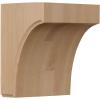 imageEkena Millwork BKTW02X04X06CVRW Clarksville Wood Brackets 1 34quotW x 4quotD x 6quotH  RubberwoodAlder