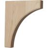 imageEkena Millwork BKTW02X04X06CVRW Clarksville Wood Brackets 1 34quotW x 4quotD x 6quotH  RubberwoodAlder