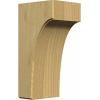 imageEkena Millwork BKTW02X04X06CVRW Clarksville Wood Brackets 1 34quotW x 4quotD x 6quotH  RubberwoodAlder