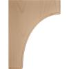 imageEkena Millwork BKTW02X04X06CVRW Clarksville Wood Brackets 1 34quotW x 4quotD x 6quotH  RubberwoodAlder