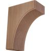 imageEkena Millwork BKTW02X04X06CVRW Clarksville Wood Brackets 1 34quotW x 4quotD x 6quotH  RubberwoodCherry