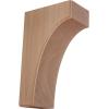 imageEkena Millwork BKTW02X04X06CVRW Clarksville Wood Brackets 1 34quotW x 4quotD x 6quotH  RubberwoodCherry