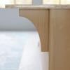 imageEkena Millwork BKTW02X04X06CVRW Clarksville Wood Brackets 1 34quotW x 4quotD x 6quotH  RubberwoodCherry