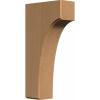imageEkena Millwork BKTW02X04X06CVRW Clarksville Wood Brackets 1 34quotW x 4quotD x 6quotH  RubberwoodCherry