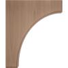 imageEkena Millwork BKTW02X04X06CVRW Clarksville Wood Brackets 1 34quotW x 4quotD x 6quotH  RubberwoodCherry