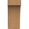 imageEkena Millwork BKTW02X04X06CVRW Clarksville Wood Brackets 1 34quotW x 4quotD x 6quotH  RubberwoodCherry