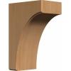 imageEkena Millwork BKTW02X04X06CVRW Clarksville Wood Brackets 1 34quotW x 4quotD x 6quotH  RubberwoodCherry