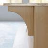imageEkena Millwork BKTW02X04X06CVRW Clarksville Wood Brackets 1 34quotW x 4quotD x 6quotH  RubberwoodCherry