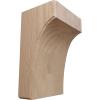 imageEkena Millwork BKTW02X04X06CVRW Clarksville Wood Brackets 1 34quotW x 4quotD x 6quotH  RubberwoodMahogany