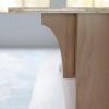 imageEkena Millwork BKTW02X04X06CVRW Clarksville Wood Brackets 1 34quotW x 4quotD x 6quotH  RubberwoodMahogany