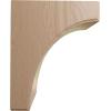 imageEkena Millwork BKTW02X04X06CVRW Clarksville Wood Brackets 1 34quotW x 4quotD x 6quotH  RubberwoodMahogany
