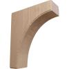 imageEkena Millwork BKTW02X04X06CVRW Clarksville Wood Brackets 1 34quotW x 4quotD x 6quotH  RubberwoodMahogany