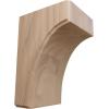 imageEkena Millwork BKTW02X04X06CVRW Clarksville Wood Brackets 1 34quotW x 4quotD x 6quotH  RubberwoodMahogany