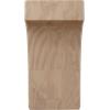 imageEkena Millwork BKTW02X04X06CVRW Clarksville Wood Brackets 1 34quotW x 4quotD x 6quotH  RubberwoodMahogany