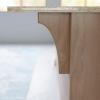 imageEkena Millwork BKTW02X04X06CVRW Clarksville Wood Brackets 1 34quotW x 4quotD x 6quotH  RubberwoodMahogany