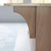imageEkena Millwork BKTW02X04X06CVRW Clarksville Wood Brackets 1 34quotW x 4quotD x 6quotH  RubberwoodMahogany