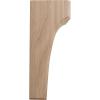 imageEkena Millwork BKTW02X04X06CVRW Clarksville Wood Brackets 1 34quotW x 4quotD x 6quotH  RubberwoodMahogany