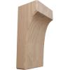imageEkena Millwork BKTW02X04X06CVRW Clarksville Wood Brackets 1 34quotW x 4quotD x 6quotH  RubberwoodMahogany