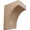 imageEkena Millwork BKTW02X04X06CVRW Clarksville Wood Brackets 1 34quotW x 4quotD x 6quotH  RubberwoodMahogany