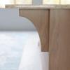 imageEkena Millwork BKTW02X04X06CVRW Clarksville Wood Brackets 1 34quotW x 4quotD x 6quotH  RubberwoodMahogany