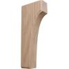 imageEkena Millwork BKTW02X04X06CVRW Clarksville Wood Brackets 1 34quotW x 4quotD x 6quotH  RubberwoodMahogany