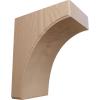 imageEkena Millwork BKTW02X04X06CVRW Clarksville Wood Brackets 1 34quotW x 4quotD x 6quotH  RubberwoodMahogany