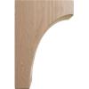imageEkena Millwork BKTW02X04X06CVRW Clarksville Wood Brackets 1 34quotW x 4quotD x 6quotH  RubberwoodMahogany