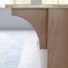 imageEkena Millwork BKTW02X04X06CVRW Clarksville Wood Brackets 1 34quotW x 4quotD x 6quotH  RubberwoodMahogany